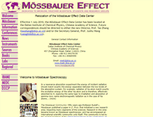 Tablet Screenshot of mossbauer.info